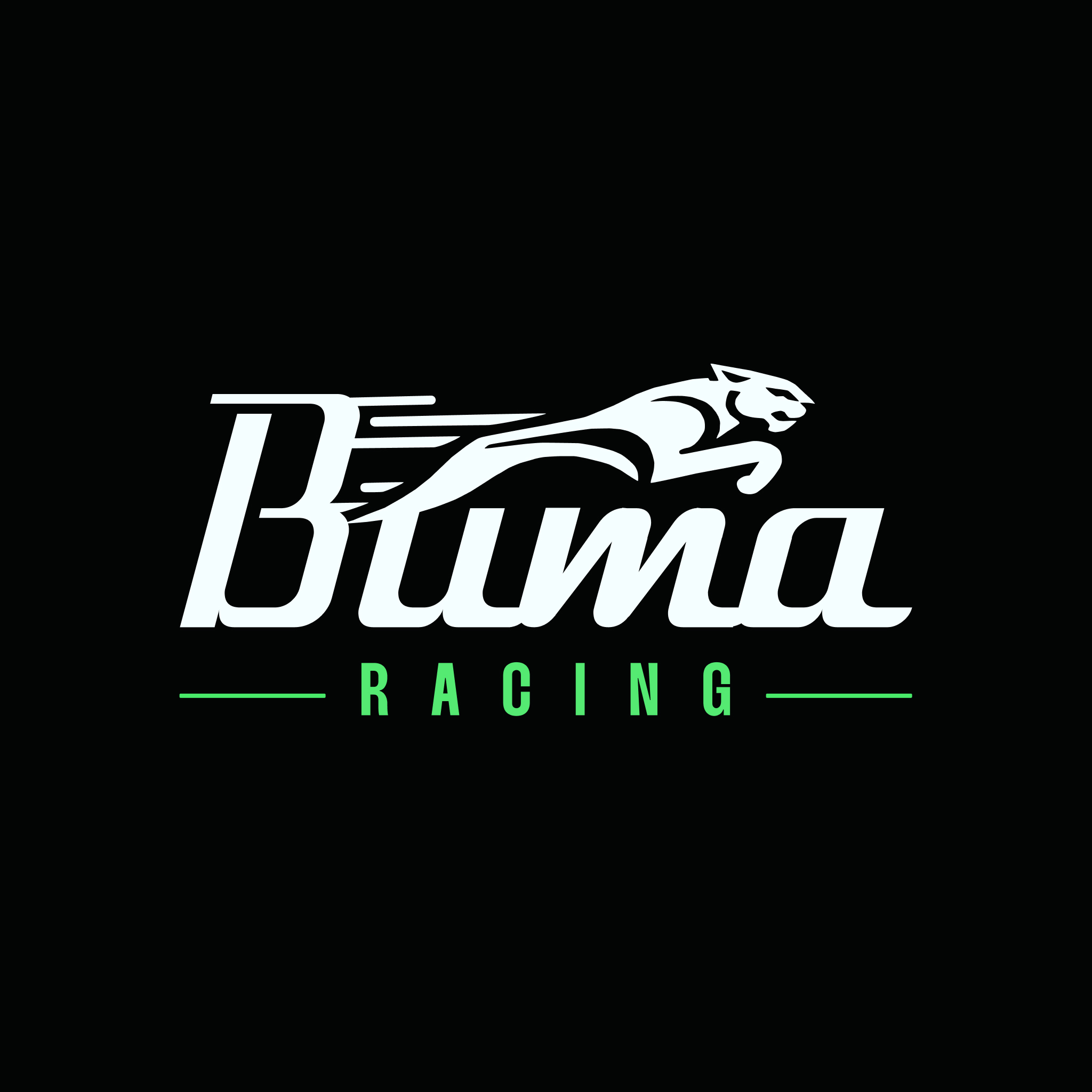 buma racing motorcycle parts logo