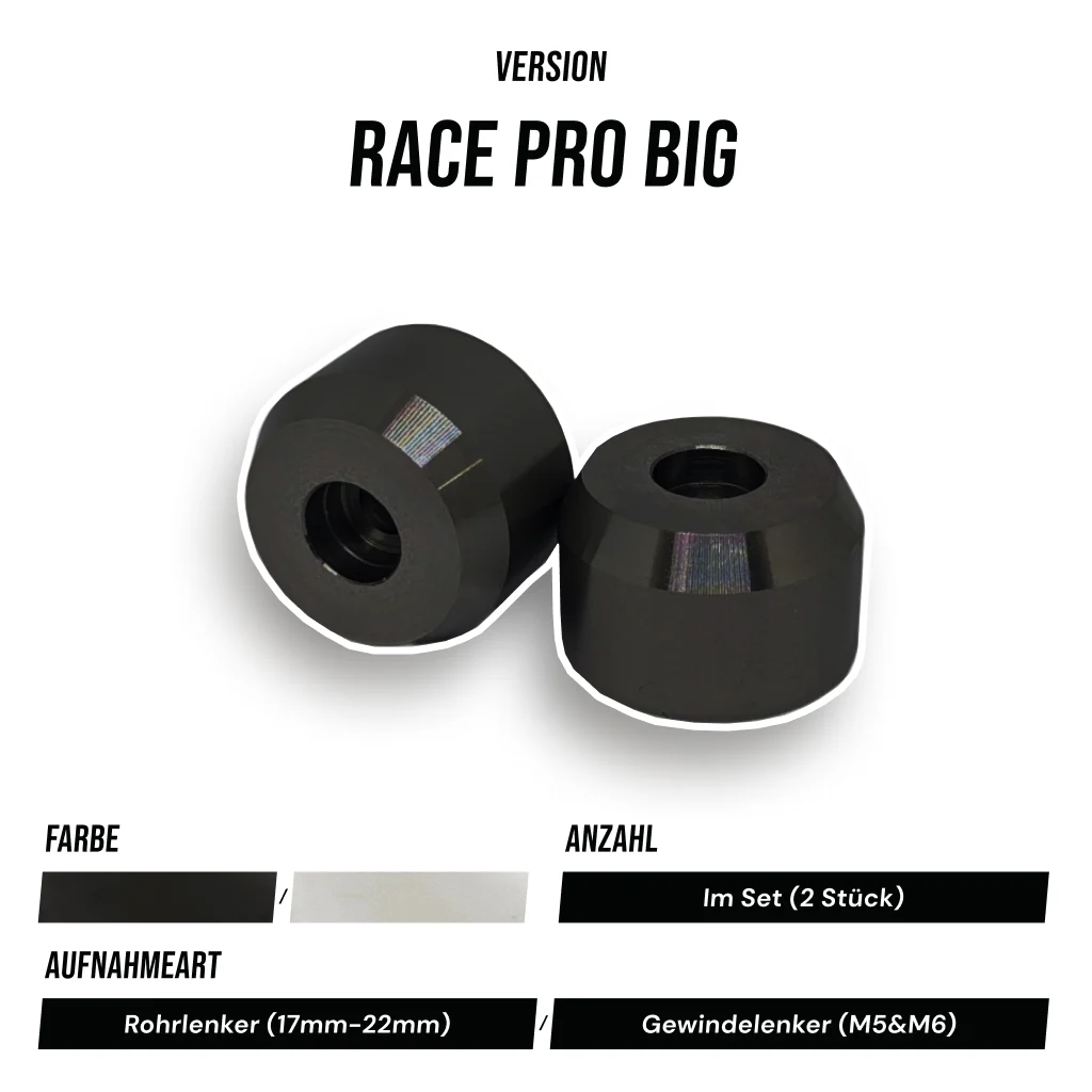 motorrad lenkerenden universal lenkergewichte motorrad schwarz BUMA Racing