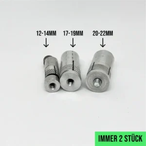 Thumbnail 1 for 2x Spreizer Klemmen | Expander für Motorrad Lenkerrohre | 12-14mm, 17mm-22mm