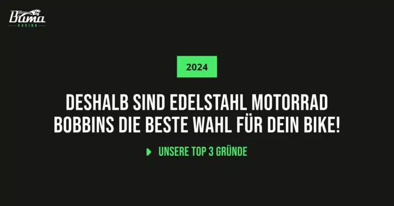 Thumbnail - Top 3 Gründe warum Edelstahl Motorrad Bobbins und Motorrad Ständeraufnahmen die beste wahl sind