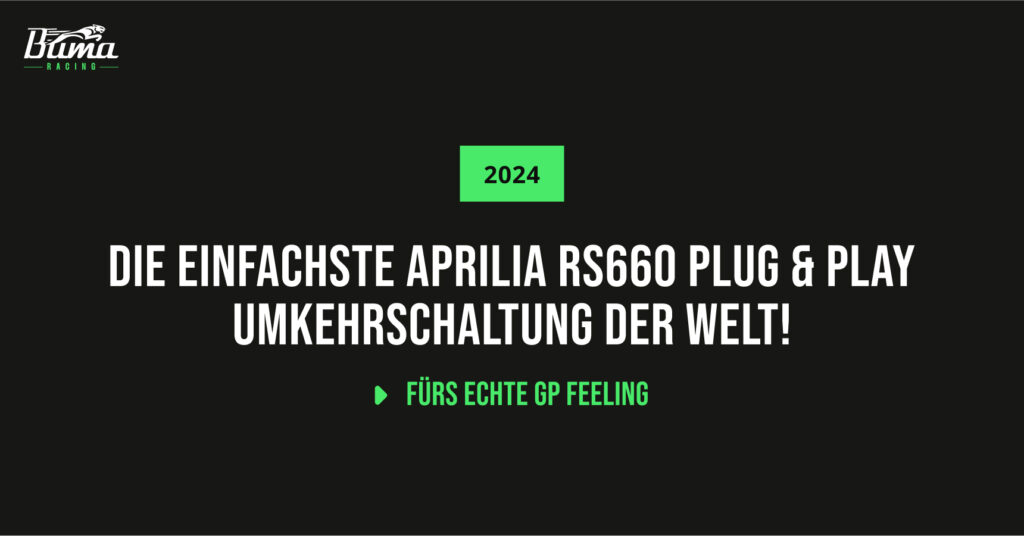 Die einfachste Aprilia RS660 Umkehrschaltung der Welt. Plug&Play. Blog Artikel Post Thumbnail