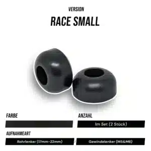 Thumbnail 1 for Universal Aluminium Motorrad Lenkerenden Lenkergewichte RACE SMALL