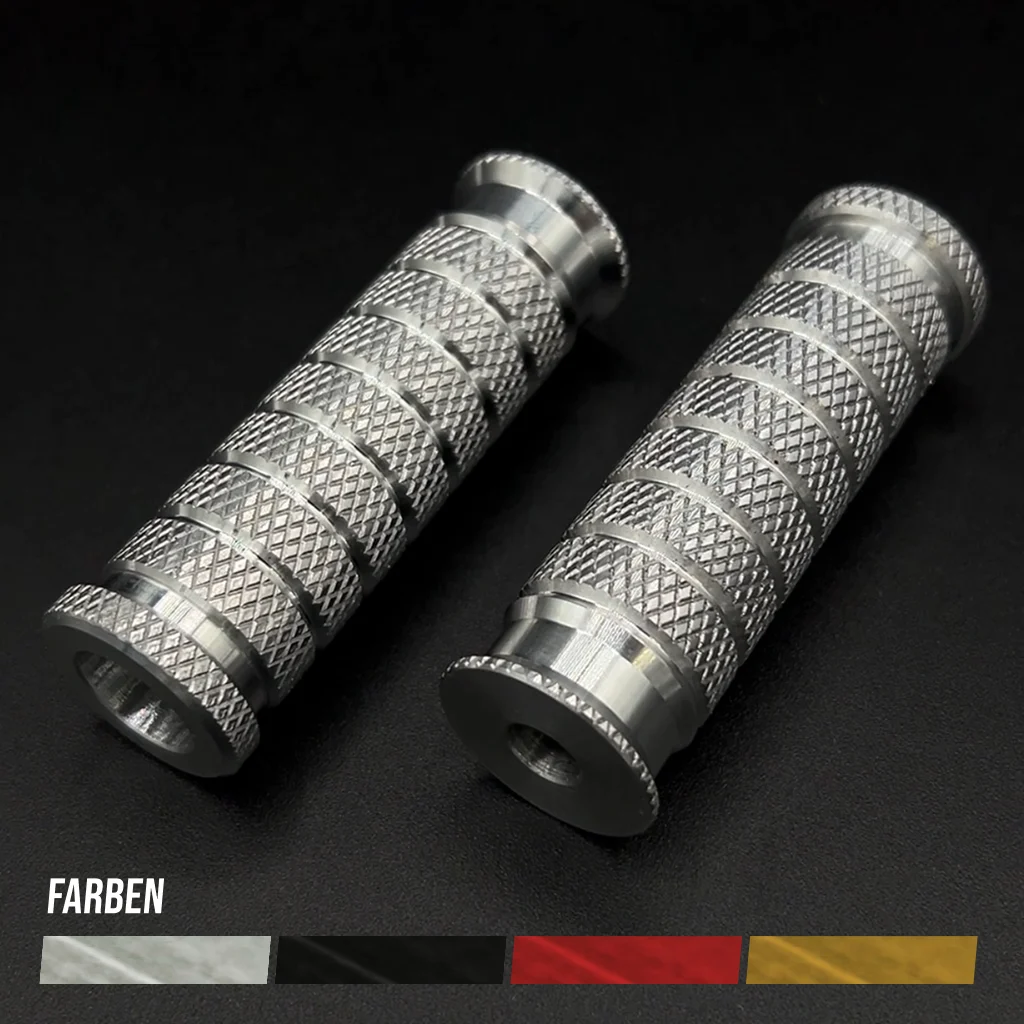 Produktbild Universal-Motorrad Fussrasten Racing Fussrasten Fussstuetzen 75mm laenge