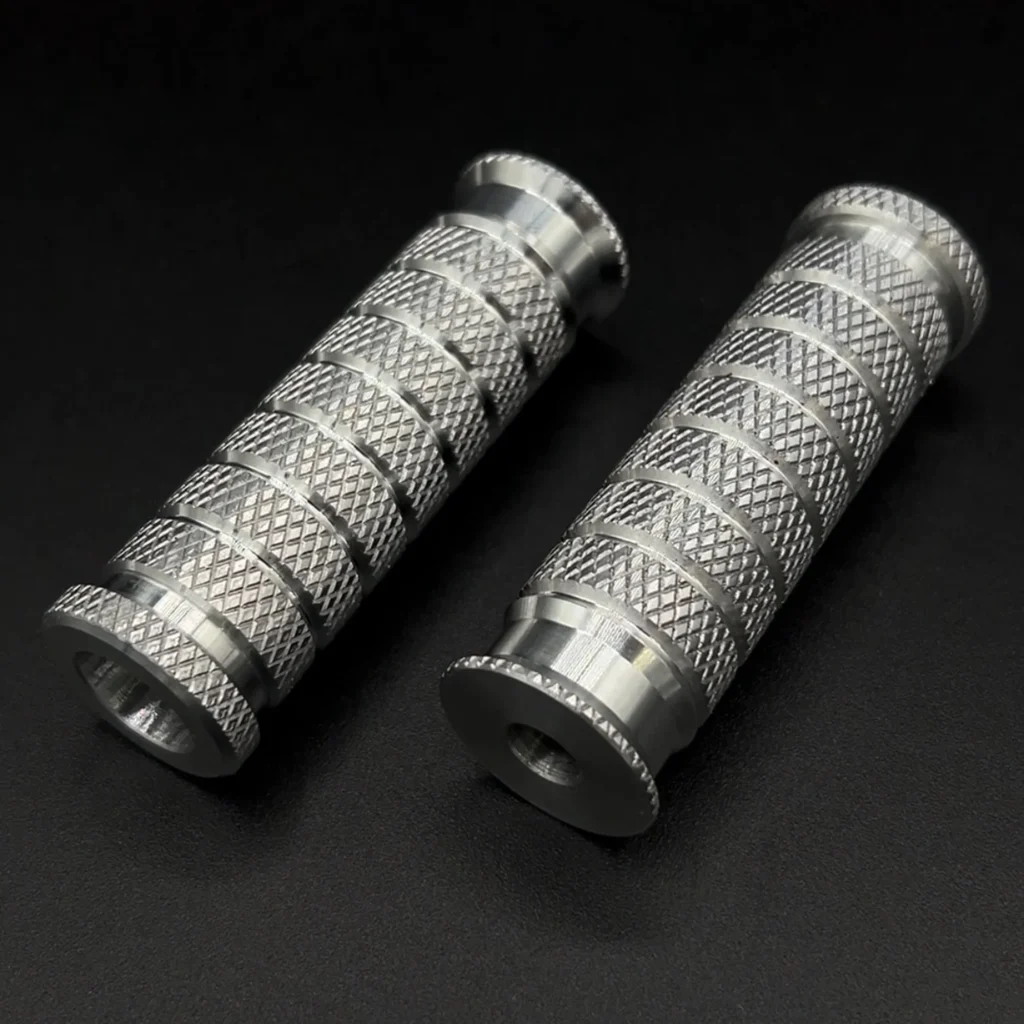 Product image 2 for Universal Motorrad Fußrasten Fußstützen RACE 75mm
