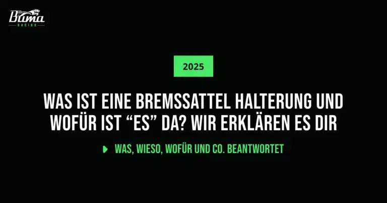 Was ist eine Motorrad Bremssattel Halterung und wofür ist “es” da? Blog artikel Buma Ratgeber thumbnail bild