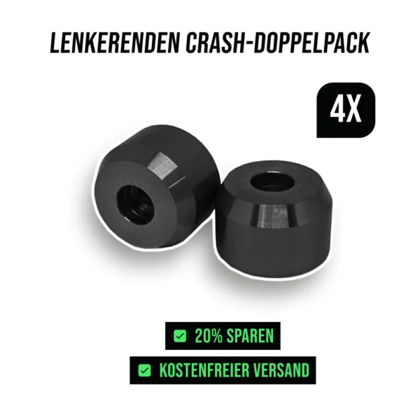 Universal Motorrad Lenkerenden RACE PRO BIG Doppelpack Crash-Set