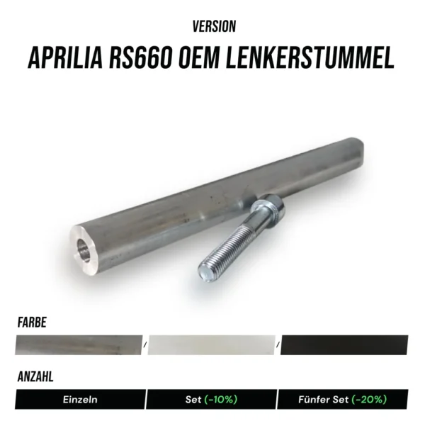 Original Aprilia RS660 Lenkerstummel OEM Clip-Ons Ersatz