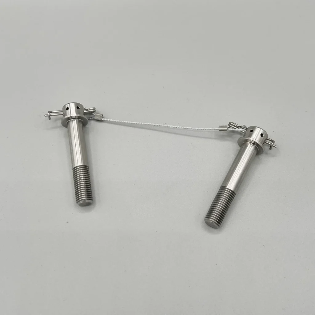 Product image 3 for Edelstahl Bremssattel Schrauben mit Sicherungsdraht für Aprilia & Ducati