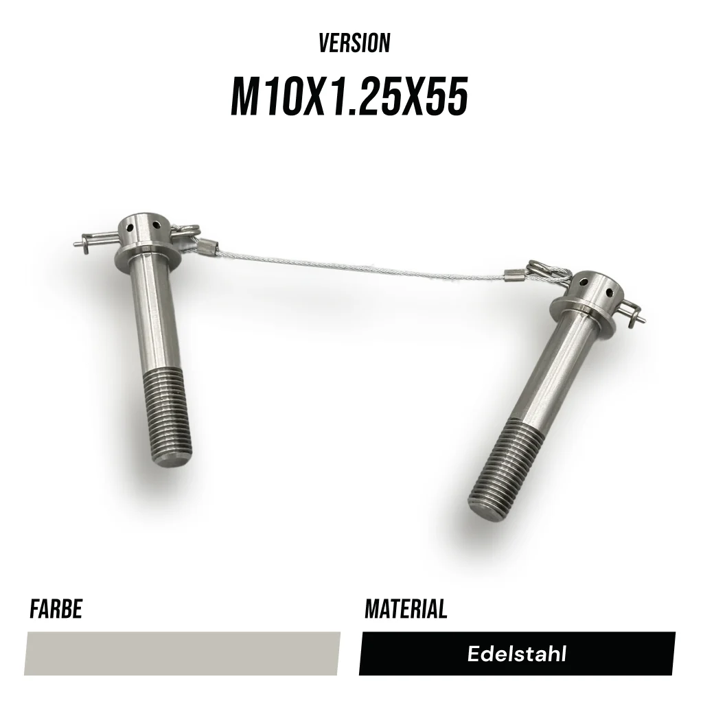 Produktbild Edelstahl Bremssattel Schrauben für Ducati & Aprilia Bremszangen Schraube